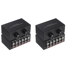 2X Commutatore Audio Stereo