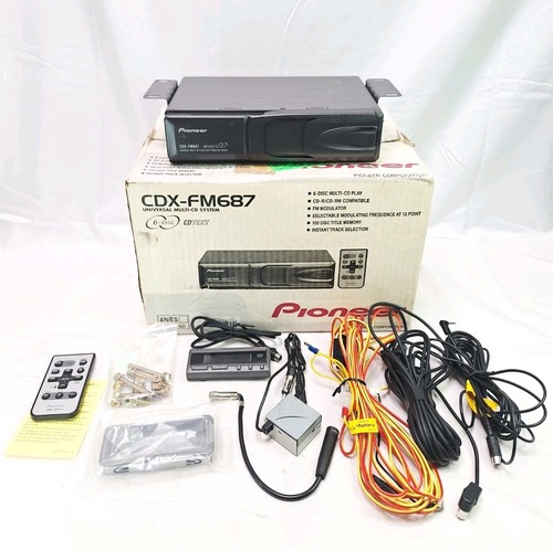 Pioneer cdx fm687 disc cd - pioneer, 6-disc