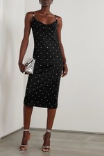Abito midi Versace nero
