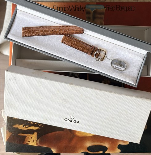 Cinturino leather omega pelle - cinturino,