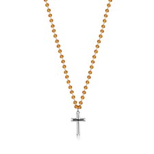 Collana Croce Uomo Acciaio