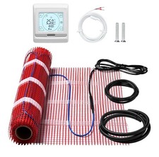 Riscaldamento Pavimento Elettrico 150W/m² | Termostato Touch Programmabile 6x12