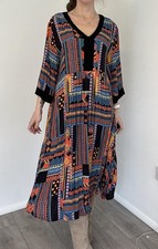 Abito midi stampato Sahara