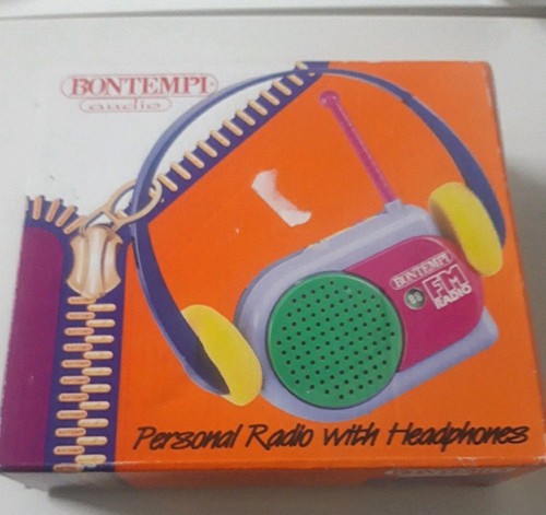 Radio bontempi con cuffie - fm,
