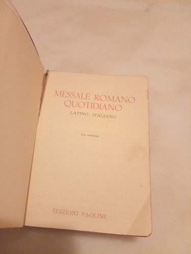 Messale romano quotidiano - messale,