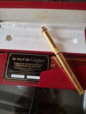 Penna stilografica Cartier oro