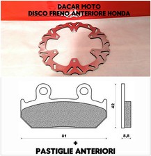 Disco freno anteriore - anteriore, honda