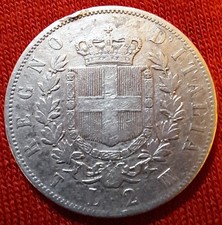 MONETA 2 LIRE ARGENTO  REGNO