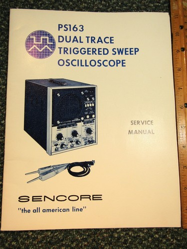 Oscilloscopio sencore ps163 - oscilloscopio,