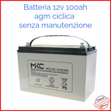 Batteria agm 12v 100ah ciclica - agm,