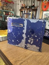 Cassettiera porta attrezzi negozio 4 cassetti metallo acciaio industriale vintage 15x18x9