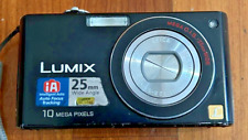 Panasonic LUMIX black DMC-FX37 10 MP Leica DC Vario Elmar 25 OTTIMA FUNZIONANTE