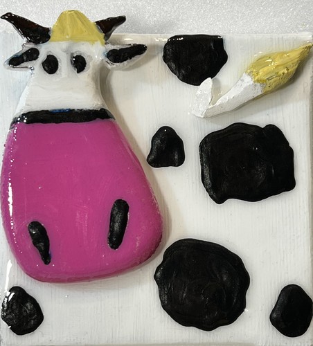 Mario esposito mucca tela - mario,