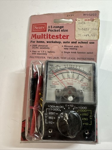 Vintage sears multitester - sears,