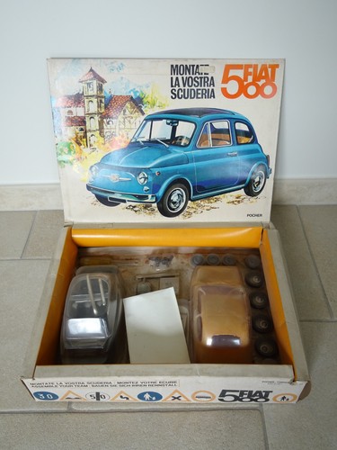 Ancienne boite jouet jeu fiat - jouet,