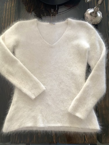 Angora sweater white - angora,