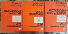 INGEGNERIA SCHAUM 3 VOLUMI TRASMISSIONE DEL CALORE FISICA TECNOLOGIA ELETTRONICA