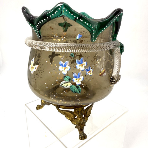 Squisito antico vaso moser - moser, in