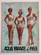 AQUA PARADE 1953 - Ivaldi & Sbisà, Noel Sherman, Opuscolo Donne Costume da Bagno