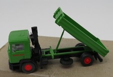 WIKING Ho 1/87 Camion Cassone Man F90 Wimo Bau Con Gru Caricamento #6750226