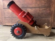 Cannone giocattolo in legno Zax anni ‘50.