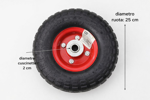 Ruota per carriola pneumatica - per,