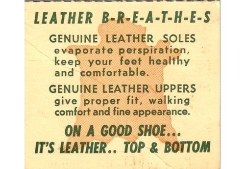 Etichetta riparazione scarpe