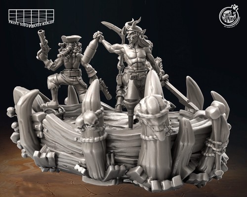 Set miniatura pirati - di, con