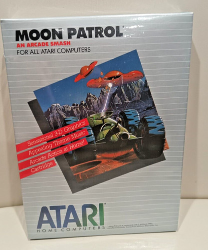 Moon patrol atari - moon, patrol;