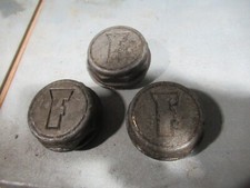 FIAT Balilla  - Tris tappi coprimozzo a vite originali - Ricambio usato