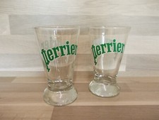 2 bicchieri acqua minerale Perrier 0,25 l/0,36 l bicchiere bistrot francese bar