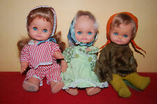 LOTTO BAMBOLINE SERIE GLI AMICI DELLA NATURA  CIP CIP MIAO MIAO SEBINO  ANNI 70