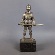 Statua cavaliere alluminio - statua,