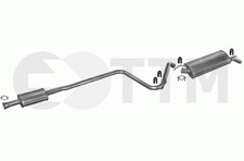 RENAULT R5 SUPER 1.0 1.1 1.2 1.4 1.6 D 87-92 Ligne D'échappement Silencieux+