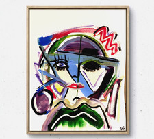 Quadro viso futuristico