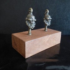 2 Sculture Teste Bronzo Fatto