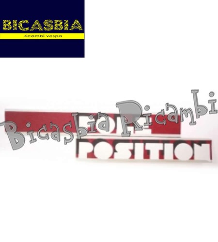 7847 targhetta adesivo pole - adesivo,