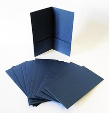 12 x Blue Folded Gift Vouch er Money Mounts Upright Portrait style   (UK Stock)