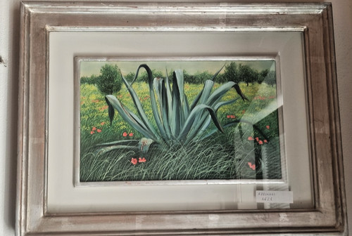 Dipinto agave firmato azzinari - firmato,