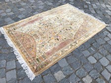 Tappeto zona boema fatto a mano tappeto lana turco vintage tappeto tradizionale 3,3 x 4,7 piedi