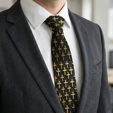 Uomo Cristiano Cravatta Gesù