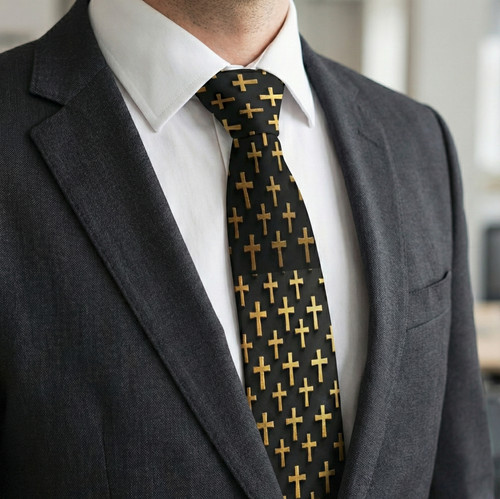Mens christian jesus tie - mens,