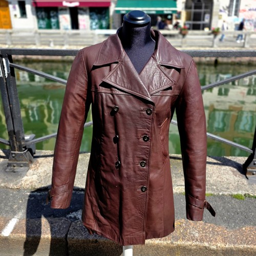 Trench cappotto pelle - , corto