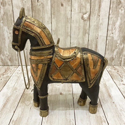 Cavallo corazzato legno - cavallo, in