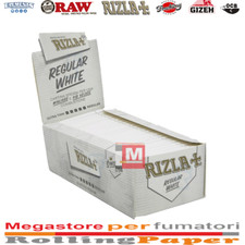 Cartine Rizla White Corte Regular – 50 Libretti Bianche Classiche