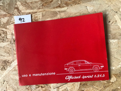 Alfaromeo alfasud sprint 3 - sprint, 1.3