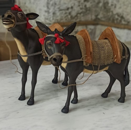 Asini presepe napoletano stile