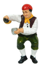 Pastore Uomo con Fiasco e