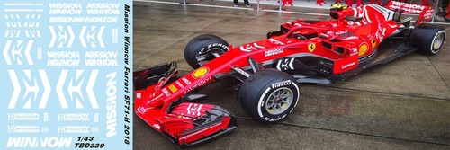 Decals per ferrari sf71h - 1/43,