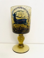 ? J & L. Lobmeyr Austria Antico calice in vetro pulegoso del 1828